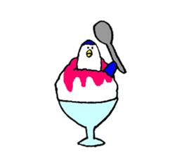 Penguin's name is Oishi3 sticker #15940190