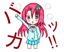 Cellular phone rabbit and Mean superior2 sticker #15940368