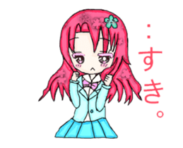 Cellular phone rabbit and Mean superior2 sticker #15940369