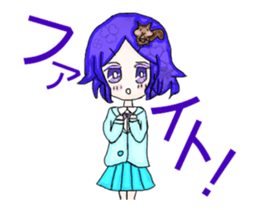 Cellular phone rabbit and Mean superior2 sticker #15940374