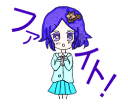 Cellular phone rabbit and Mean superior2 sticker #15940374