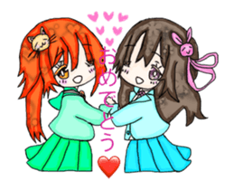 Cellular phone rabbit and Mean superior2 sticker #15940381