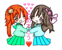 Cellular phone rabbit and Mean superior2 sticker #15940381