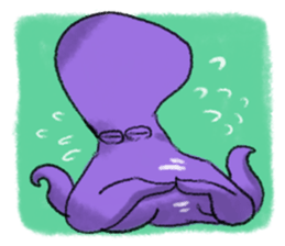 octopus opisthoteuthis depressa 2 sticker #15941074