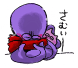 octopus opisthoteuthis depressa 2 sticker #15941095