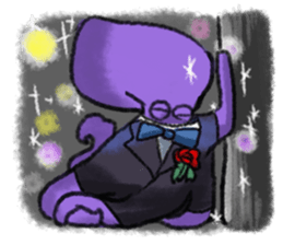 octopus opisthoteuthis depressa 2 sticker #15941105