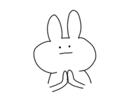 Very very cute Rabbit sticker #15941109