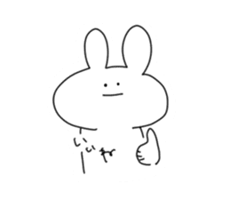 Very very cute Rabbit sticker #15941113
