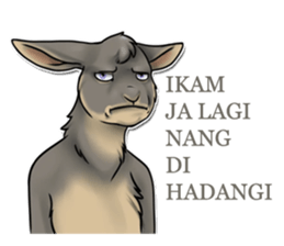 The Booking Animal (Banjar) sticker #15941994
