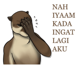 The Booking Animal (Banjar) sticker #15941997