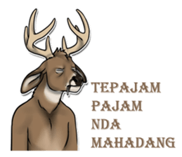 The Booking Animal (Banjar) sticker #15942009