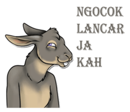 The Booking Animal (Banjar) sticker #15942015