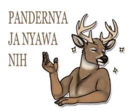 The Booking Animal (Banjar) sticker #15942018