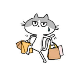 Negligent Cat Holiday ver. sticker #15945135