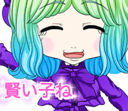 Children day! Harajuku Gothic dress Mama sticker #15945388