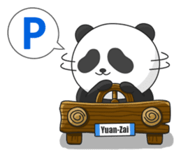 Panda Yuan-Zai 4 sticker #15946707