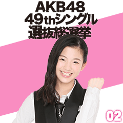 สติ๊กเกอร์ไลน์ AKB48:Fight! Sticker 02