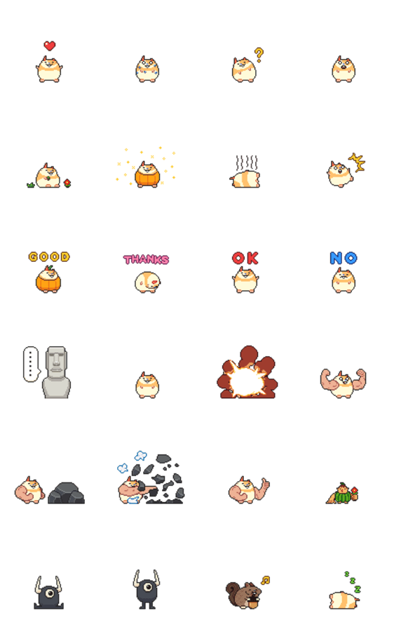 太ったハムスター Lineスタンプマニア クリエイターズスタンプ