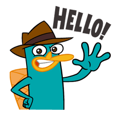 Perry/Agent P: Unique Faces sticker #28360