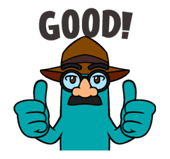 Perry/Agent P: Unique Faces sticker #28368