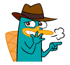 Perry/Agent P: Unique Faces sticker #28369