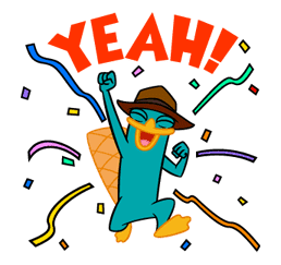 Perry/Agent P: Unique Faces sticker #28370