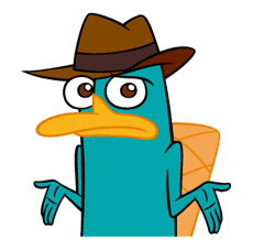 Perry/Agent P: Unique Faces sticker #28390