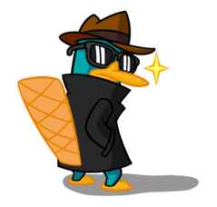 Perry/Agent P: Unique Faces sticker #28391