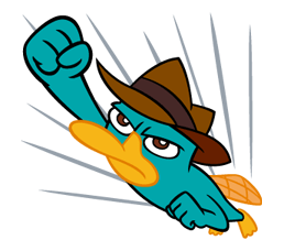Perry/Agent P: Unique Faces sticker #28393