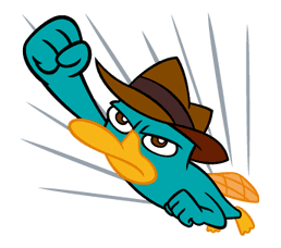 Perry/Agent P: Unique Faces sticker #28393