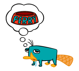 Perry/Agent P: Unique Faces sticker #28394