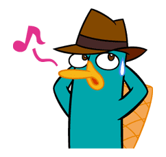 Perry/Agent P: Unique Faces sticker #28395