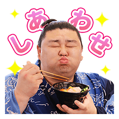 สติ๊กเกอร์ไลน์ Nihon Sumo Kyokai official Sticker Vol.2