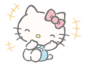 Hello Kitty (with Tiny Chum) sticker #42101