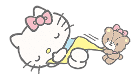 Hello Kitty (with Tiny Chum) sticker #42106