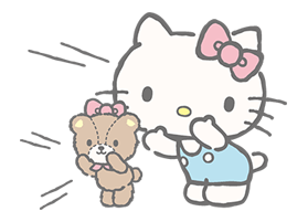 Hello Kitty (with Tiny Chum) sticker #42111