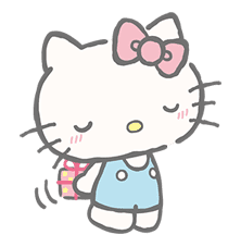 Hello Kitty (with Tiny Chum) sticker #42117
