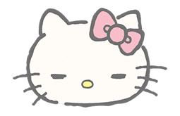 Hello Kitty (with Tiny Chum) sticker #42121