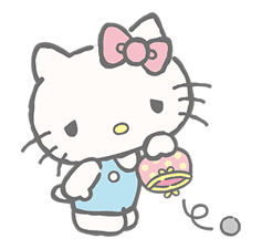 Hello Kitty (with Tiny Chum) sticker #42128