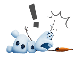 Frozen sticker #42873