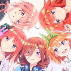 สติ๊กเกอร์ไลน์ The Quintessential Quintuplets Movie