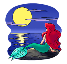 The Little Mermaid sticker #111018