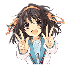 The Melancholy of Haruhi Suzumiya sticker #111036