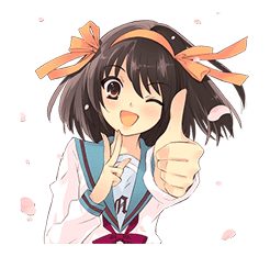 The Melancholy of Haruhi Suzumiya sticker #111040