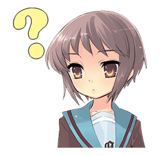 The Melancholy of Haruhi Suzumiya sticker #111042