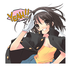 The Melancholy of Haruhi Suzumiya sticker #111044