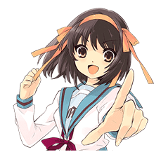 The Melancholy of Haruhi Suzumiya sticker #111045