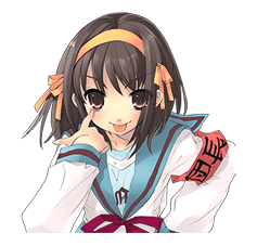 The Melancholy of Haruhi Suzumiya sticker #111048