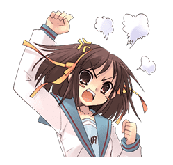 The Melancholy of Haruhi Suzumiya sticker #111049