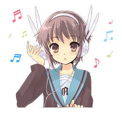 The Melancholy of Haruhi Suzumiya sticker #111050